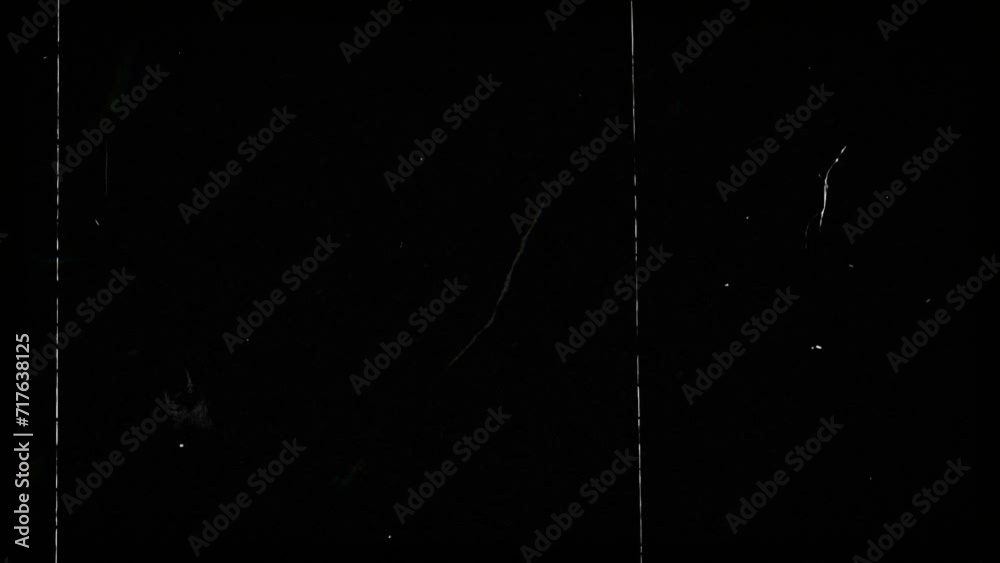 Noise grain and scratches seamless texture. Old film strip rolling. Edge Lines.