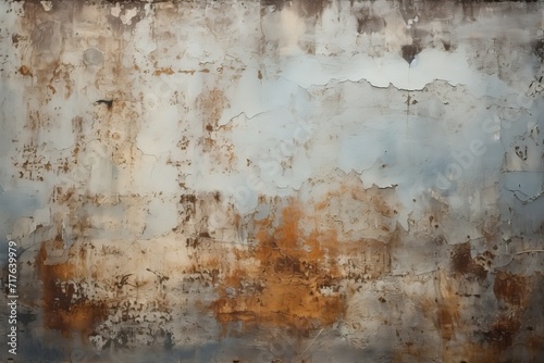 Distressed metal wall texture Background, Generative AI