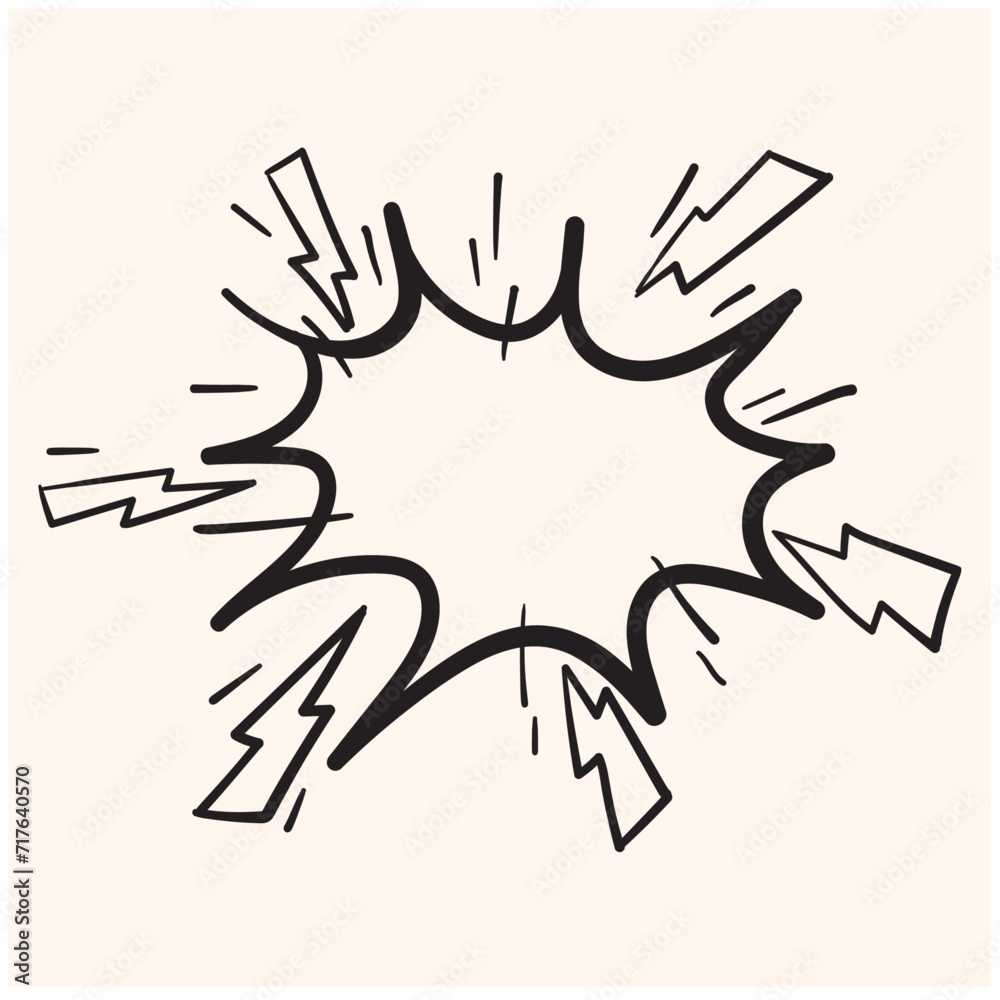 Doodle sketch style of Starburst, sunburst illustration style doodle and line art Doodle sketch style of Starburst, sunburst illustration style doodle and line art
