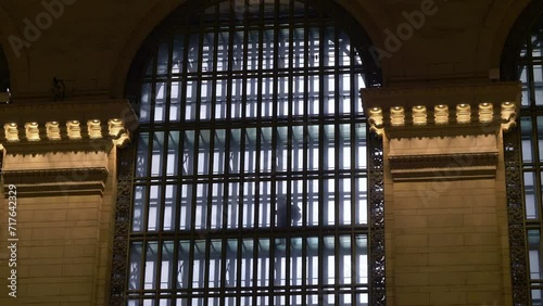 Grand Central Terminal in New York City in 4k slow motion 60fps