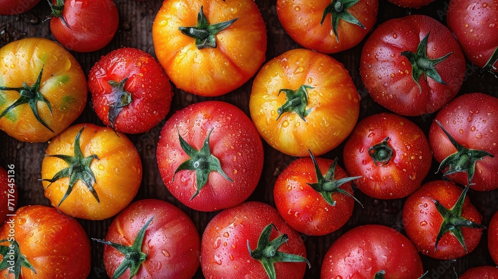 Tomato background. fresh tomatoes creatively arranged, an artistic layout to showcase color and shape. Tomato background. fresh tomatoes creatively arranged, an artistic layout to showcase color and shape.