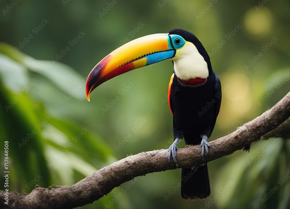 Portrait of Toucan bird. Costa Rica wild Tucan
Portrait of Toucan bird. Costa Rica wild Tucan