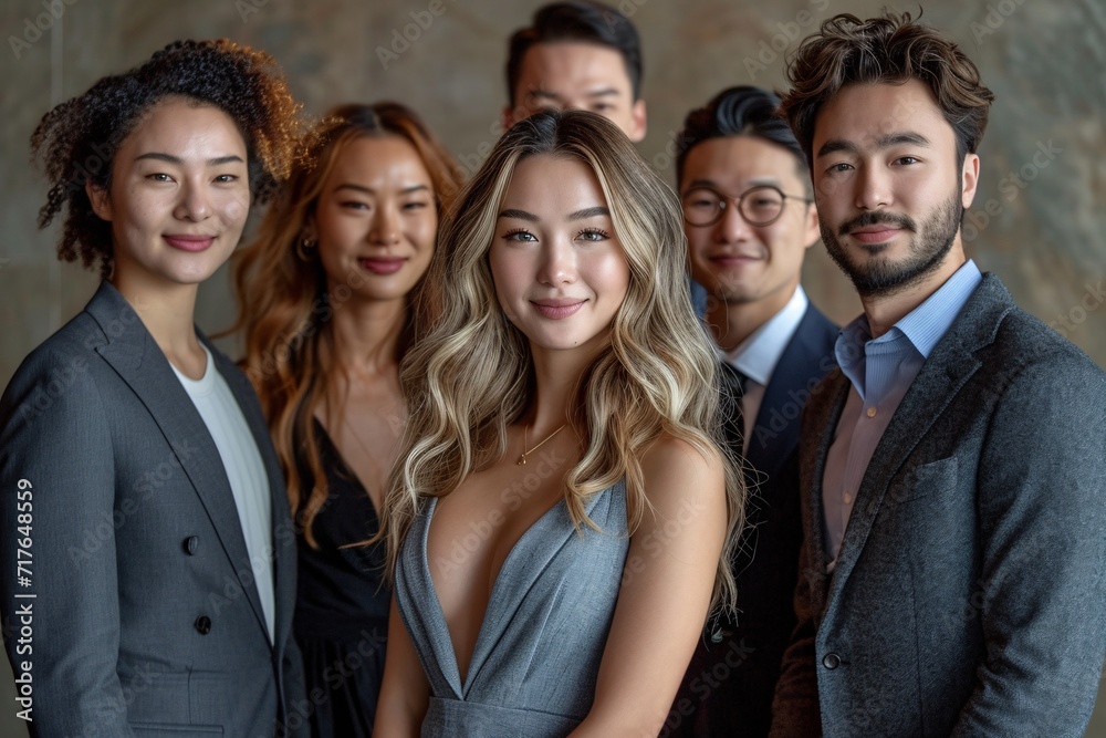 The New Face of Modern Fashion: A Group of Young Professionals Generative AI The New Face of Modern Fashion: A Group of Young Professionals Generative AI