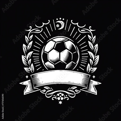 vintage old club soccer ball design inspiration