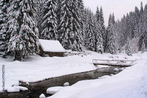 Winter landscape from Romania . © Gavrila