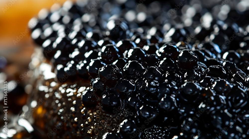 Black caviar a lot close-up. Selective focus. Black caviar a lot close-up. Selective focus.