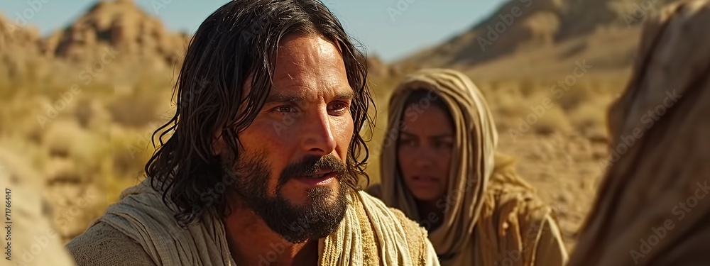 Jesus and Mary Magdalene: A Conversation in the Desert Generative AI ...