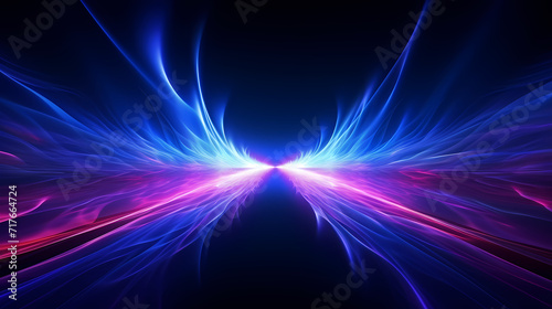 Neon speed abstract background, digital abstract background