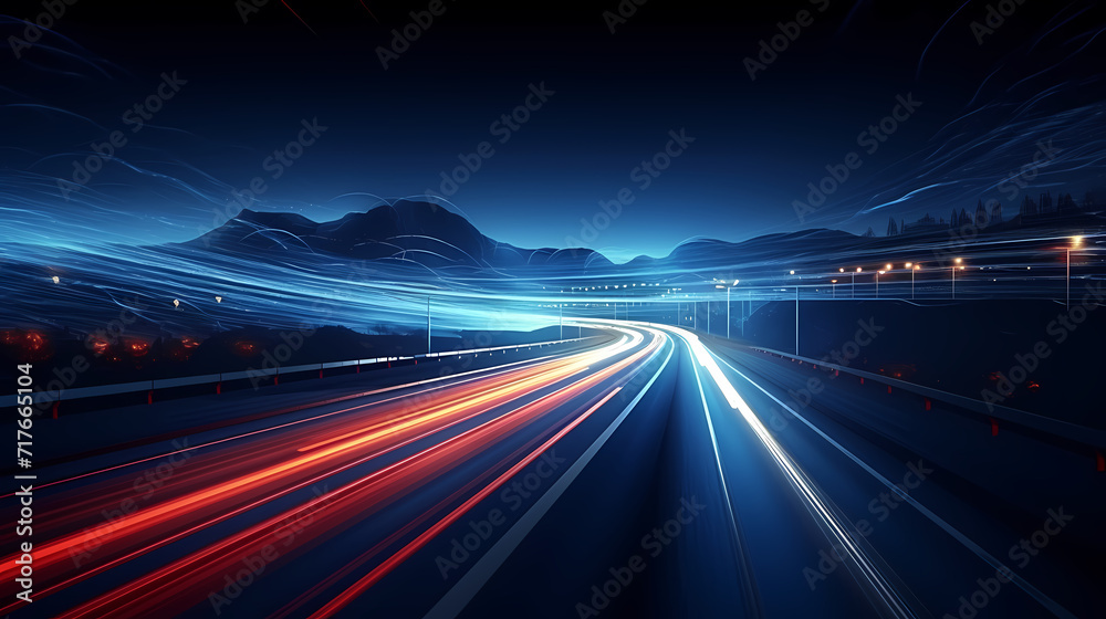 Neon speed abstract background, digital abstract background Neon speed abstract background, digital abstract background