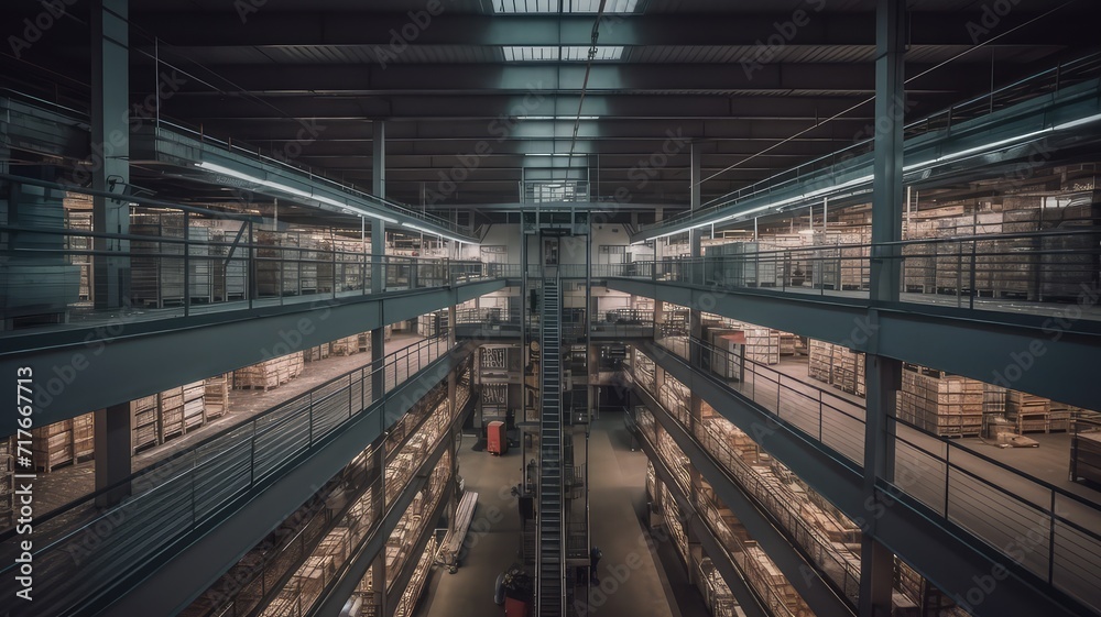 factory logistic storage room for cargo shipment factory logistic storage room for cargo shipment