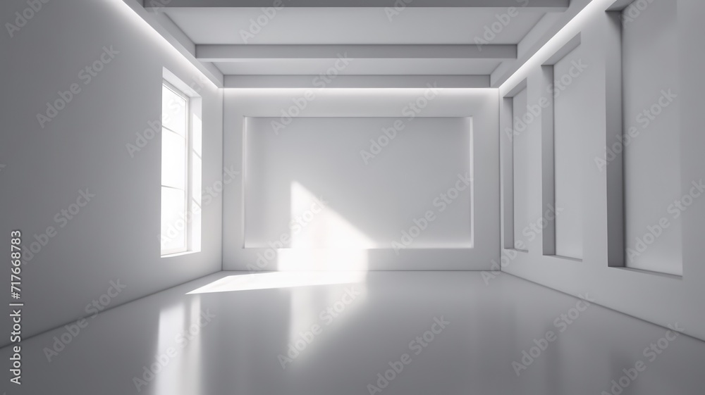 3d empty living room with stylish interior 3d empty living room with stylish interior