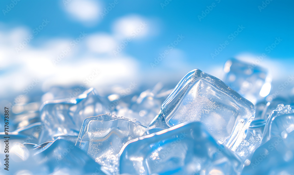 cold little ice cubes,Generative AI cold little ice cubes,Generative AI