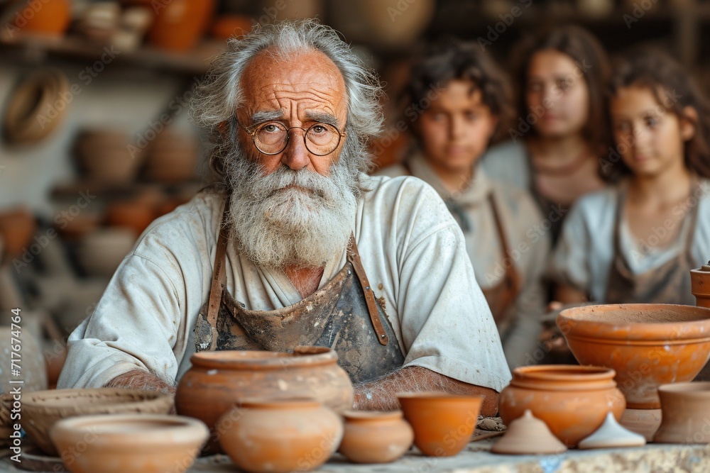 Pottery Artisans: A Glimpse into the World of Clay Creations Generative AI Pottery Artisans: A Glimpse into the World of Clay Creations Generative AI