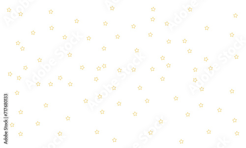Decorative golden star pattern background design vector