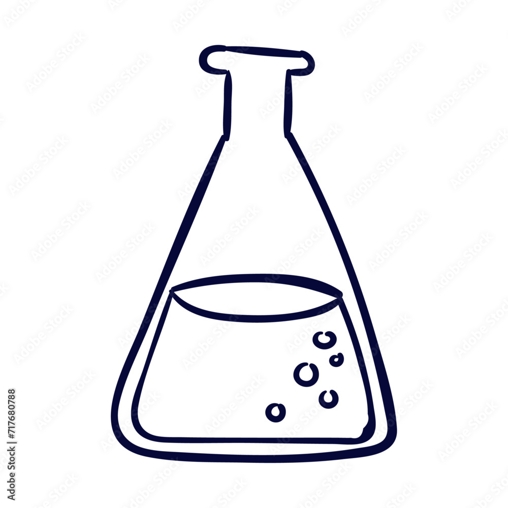 Vector lab flask icon vector illustration Vector lab flask icon vector illustration