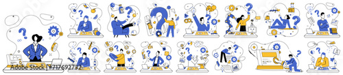 Service innovation vector illustration. Research is fuel powering engine technological advancement in business Creative projects are stars illuminating sky service innovation achievements