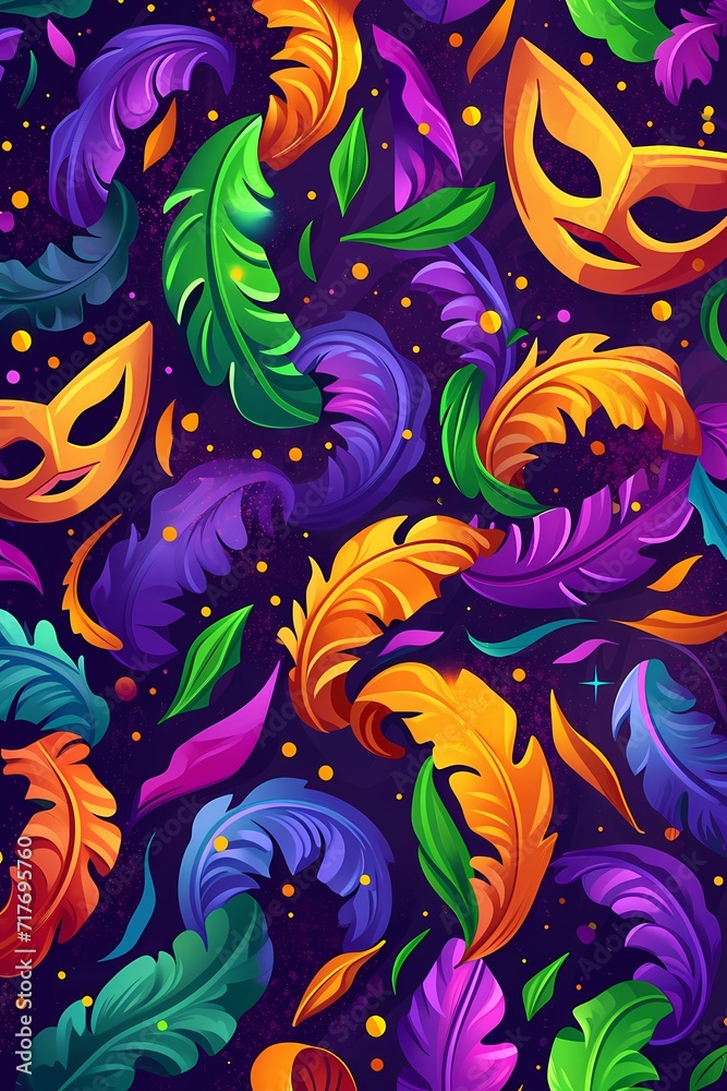 mardi gras poster background colorfun 2d flat cartoon, mardi gras festival mardi gras poster background colorfun 2d flat cartoon, mardi gras festival