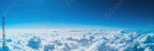 Beautiful blue sky background with clouds. Heaven