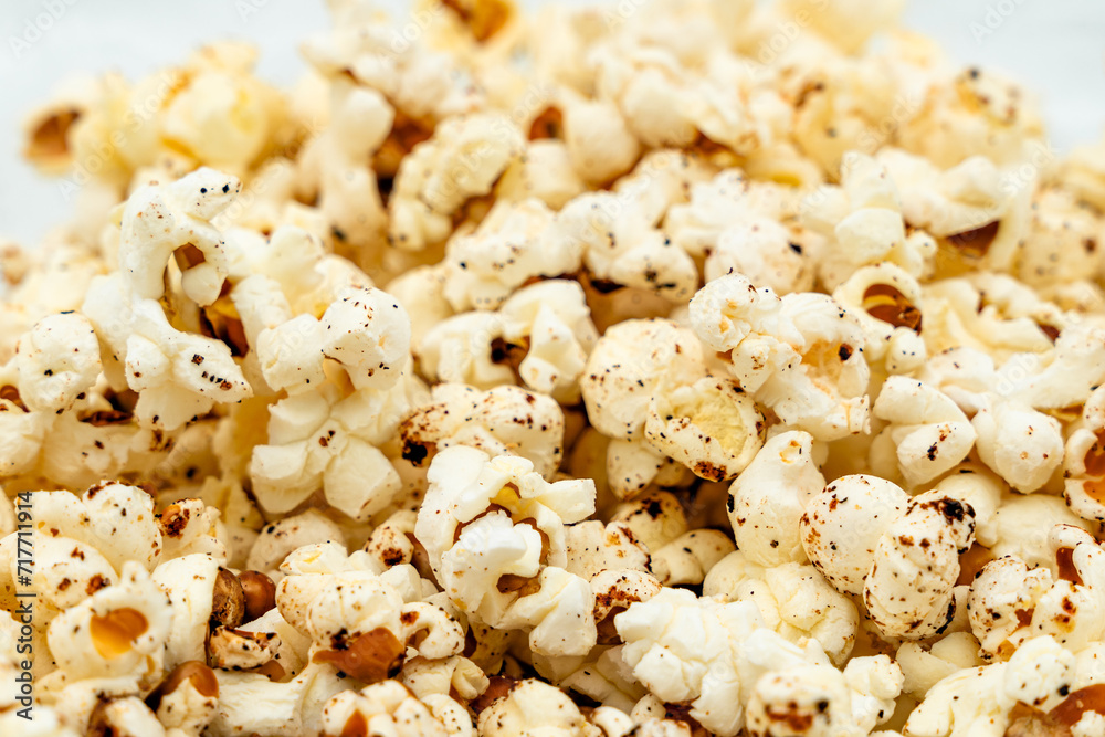 close up of popcorn close up of popcorn