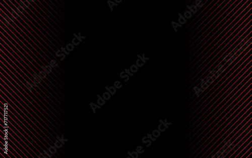 Rote diagonale Streifen mit Textfreiraum auf schwarzem Hintergrund