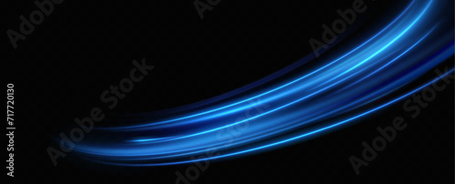 abstract light lines of movement and speedAbstract light lines of movement and speed. light blue .