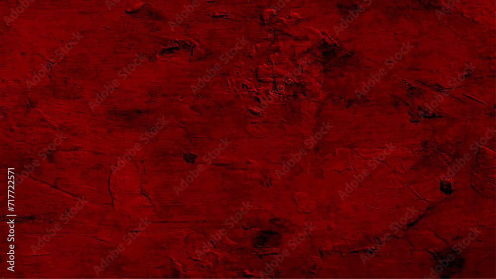 Red grunge textured wall background