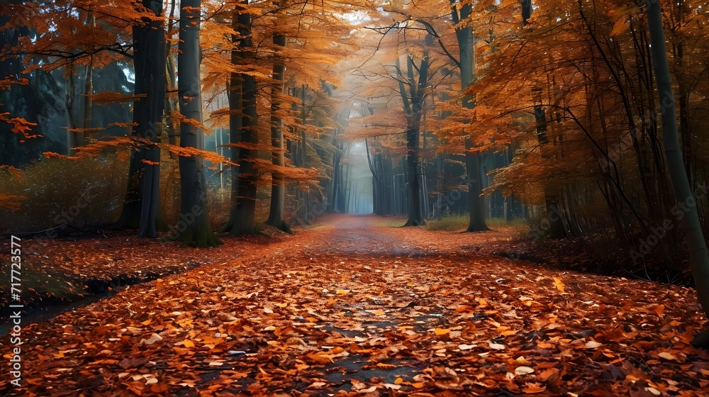 autumn in the forest, A tranquil image of a forest blanketed in autumn leaves, capturing the essence of the changing seasons autumn in the forest, A tranquil image of a forest blanketed in autumn leaves, capturing the essence of the changing seasons