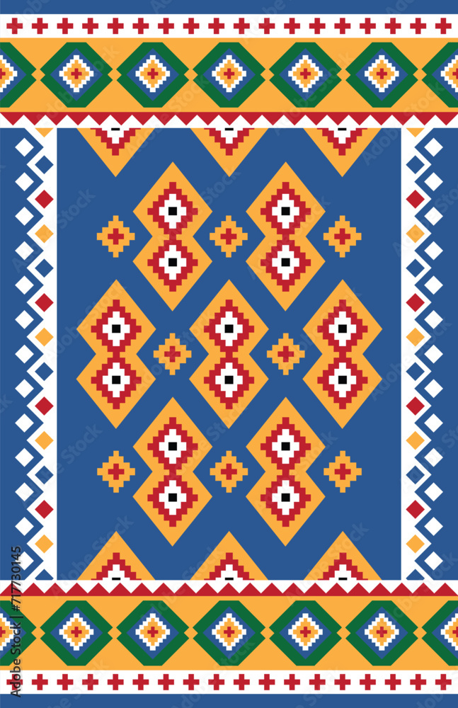 Blue range Carpet Abstract elements Arabic style 9 Blue range Carpet Abstract elements Arabic style 9