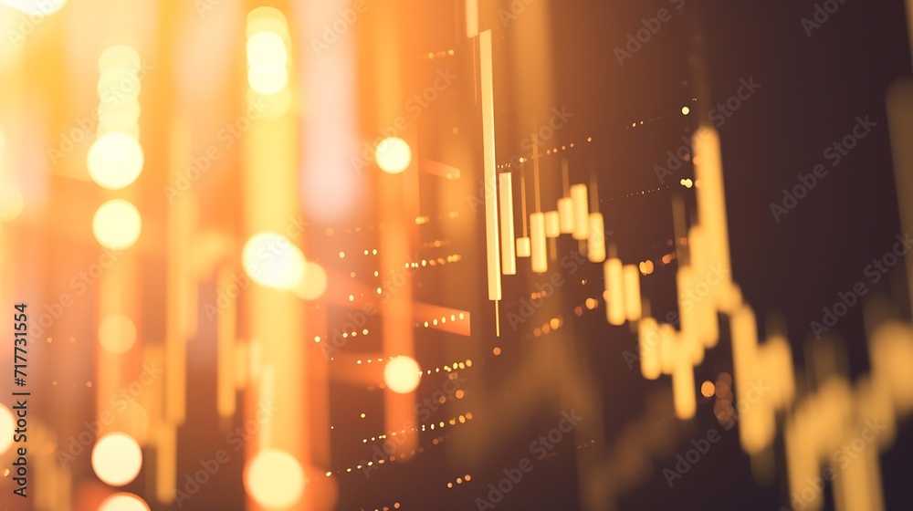 Generative AI : Binary options chart with assets values moving up and down, trading statistics Generative AI : Binary options chart with assets values moving up and down, trading statistics