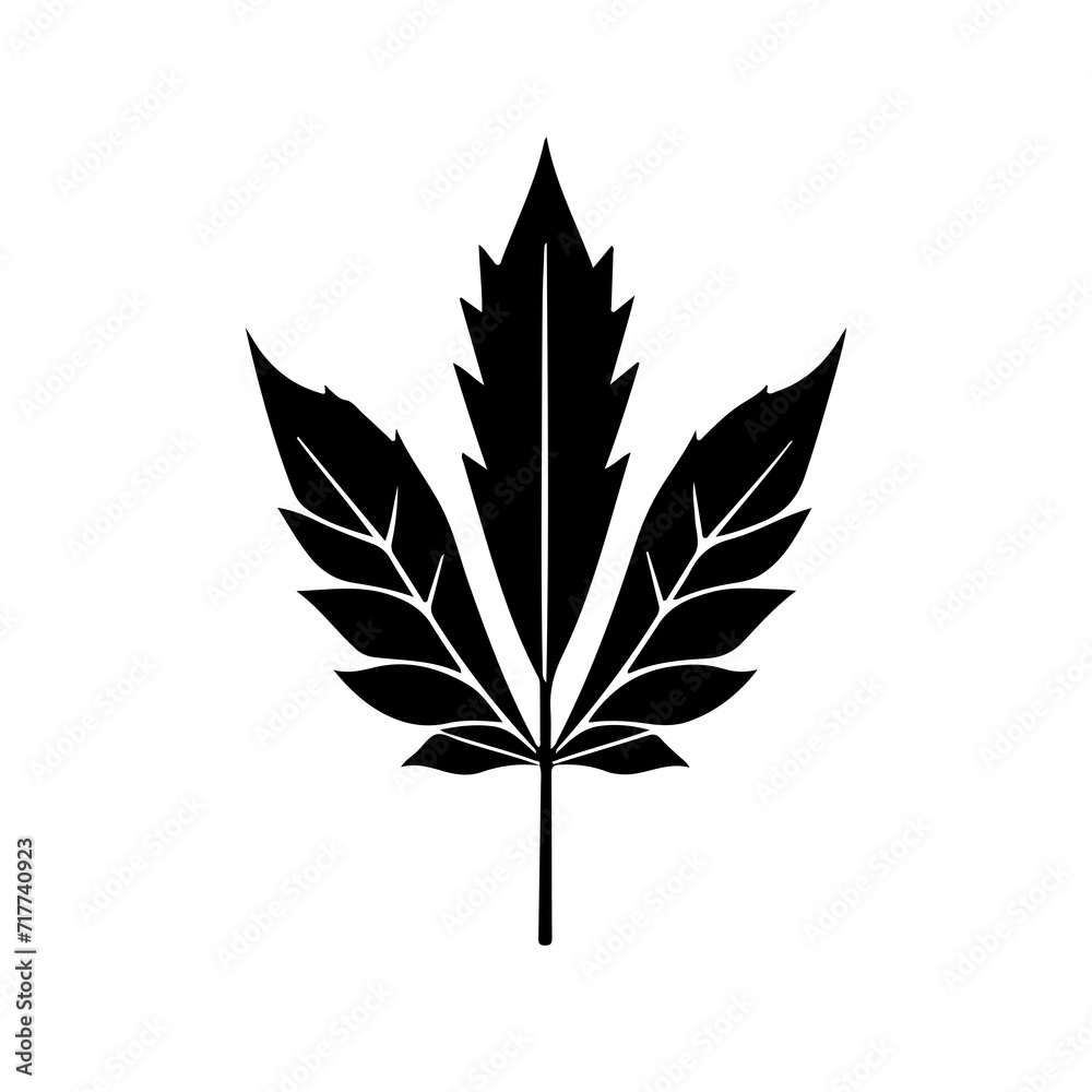leaf silhouette vector leaf silhouette vector