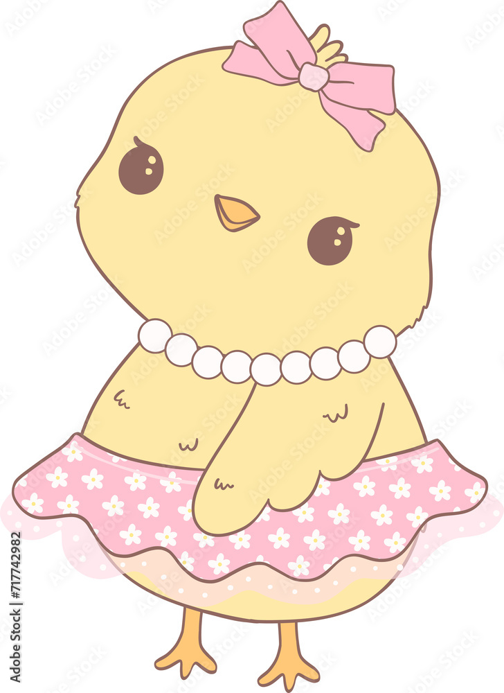 Coquette Easter Chick