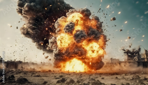Esplosioni nella Guerra- Cronache di Fuoco © Benedetto Riba