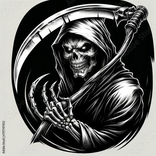 Grim Reaper's Midnight Haunting Journey photo