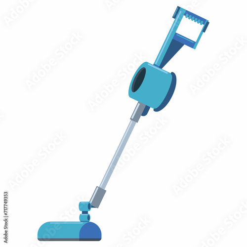 Stick vacuum cleaner vector cartoon illustration isolated on a white background.