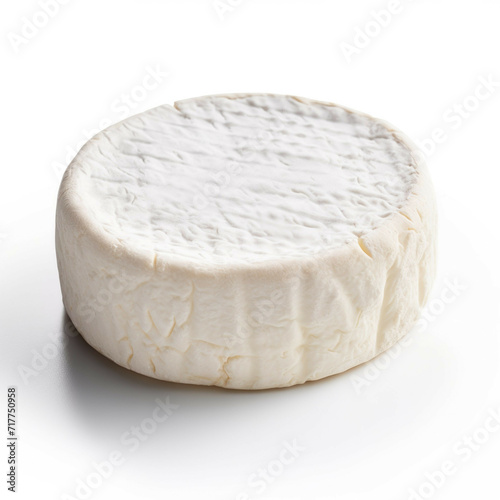 Chevre Cheese isolated on white background