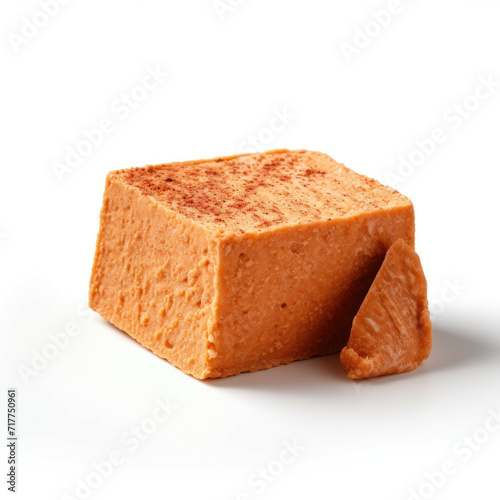 Romesco Cheese isolated on white background