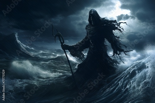 Grim Reaper's Midnight Haunting Journey © Franz Rainer
