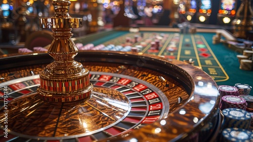 Roulette Wheel of Fortune: A Glimpse into the World of Gambling and High Stakes Generative AI