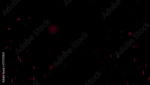 CONGRATULATIONS! sparkling flakes of fire and glitter flying particle text animation video with a transparent background.