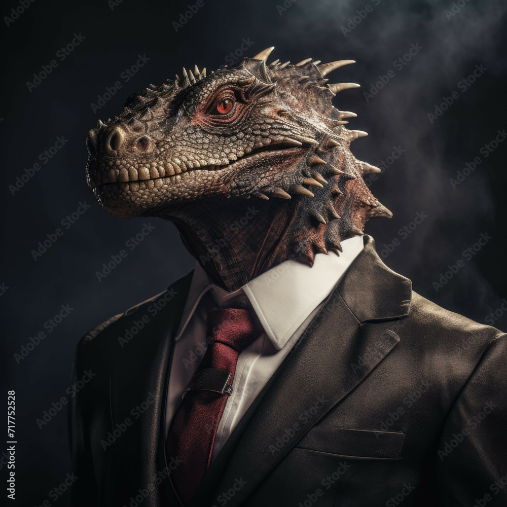 Dragon in a suit Dragon in a suit
