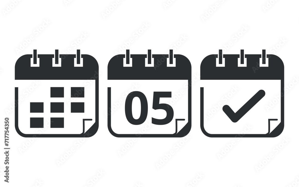 Hollow calendar flat icons isolated on transparent background. Calendar vector illustration with specific day, day 05 for websites, blogs and graphic resources. Hollow calendar flat icons isolated on transparent background. Calendar vector illustration with specific day, day 05 for websites, blogs and graphic resources.