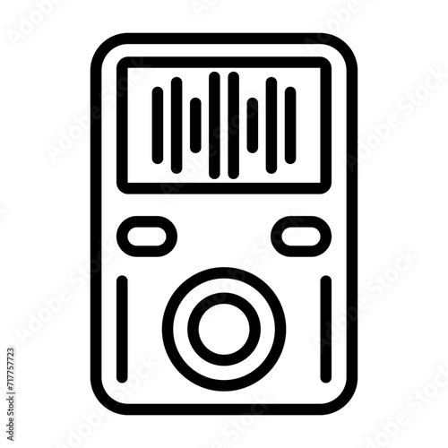 MP3 Player Vector Icon photo