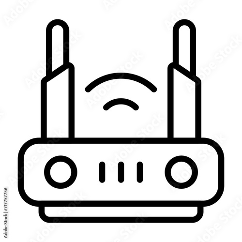 Router Vector Icon