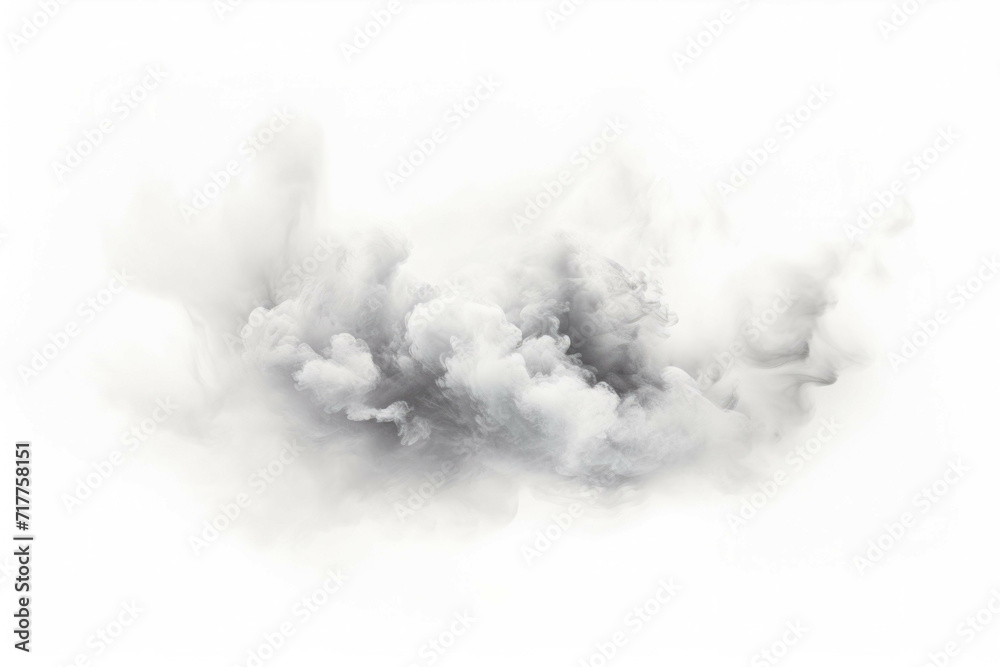 a white cloud is shown on a white background