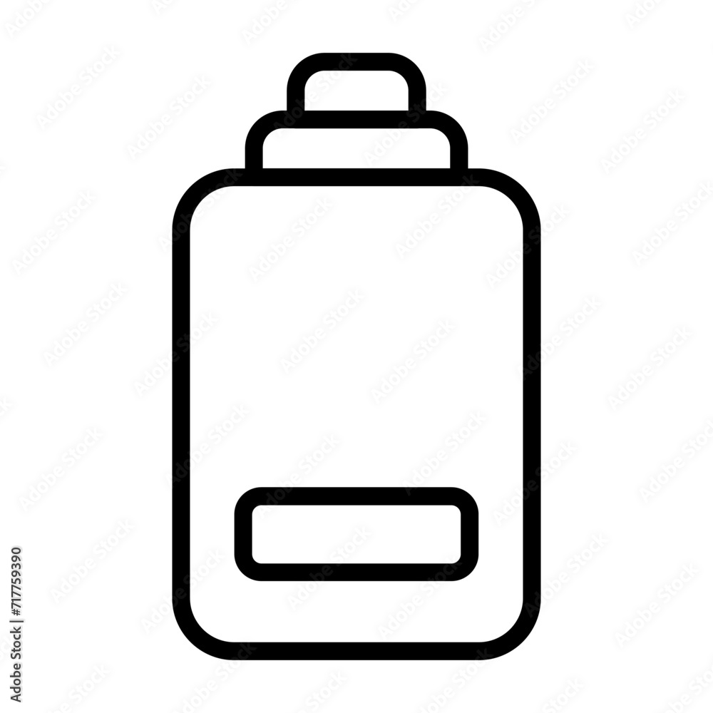 Low Battery Vector Icon Low Battery Vector Icon