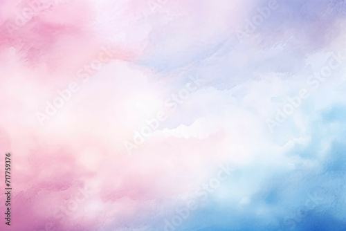 a pink and blue watercolor background april