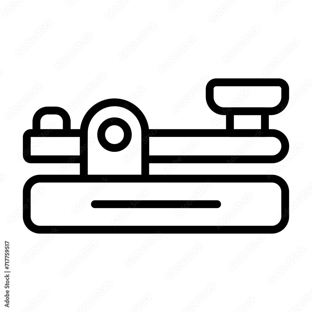Obraz premium Telegraph Vector Icon