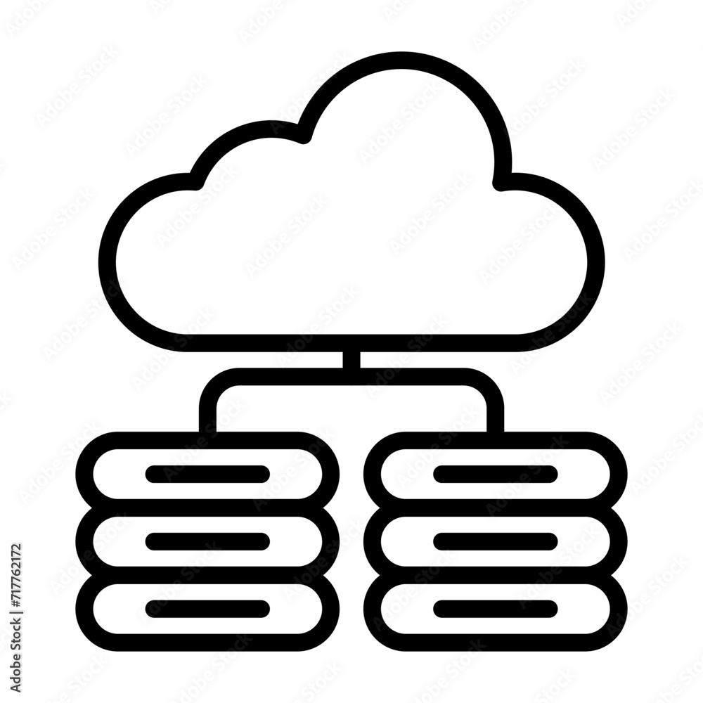 Web Hosting Vector Icon Web Hosting Vector Icon