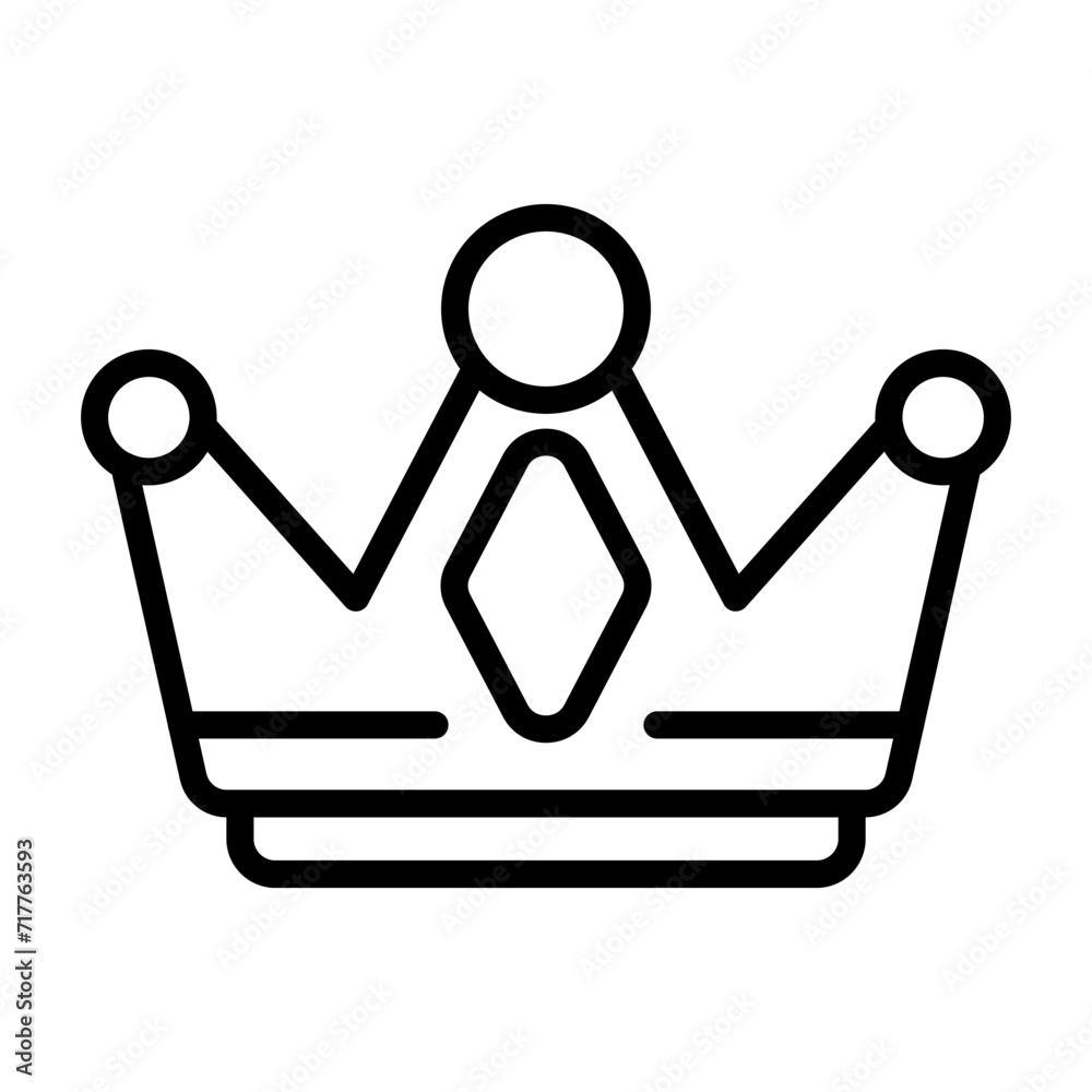 Crown Vector Icon Crown Vector Icon