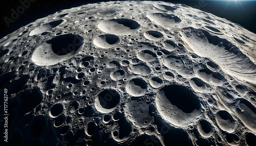 Fényképezés Craters and Valleys of the Moon